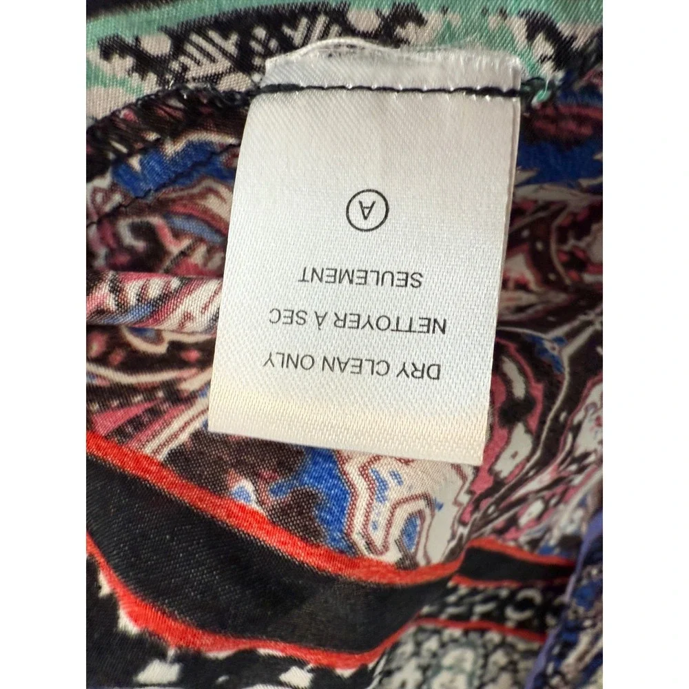 Twelfth Street by Cynthia Vincent Silk V-Neck‎ Midi Dress Size Medium - Picture 9 of 10